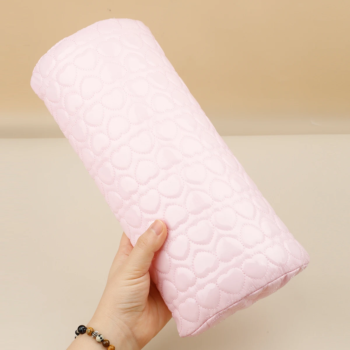 Manicure Hand Pillow 1 pcs Square Heart Leather Nail Salon Tools