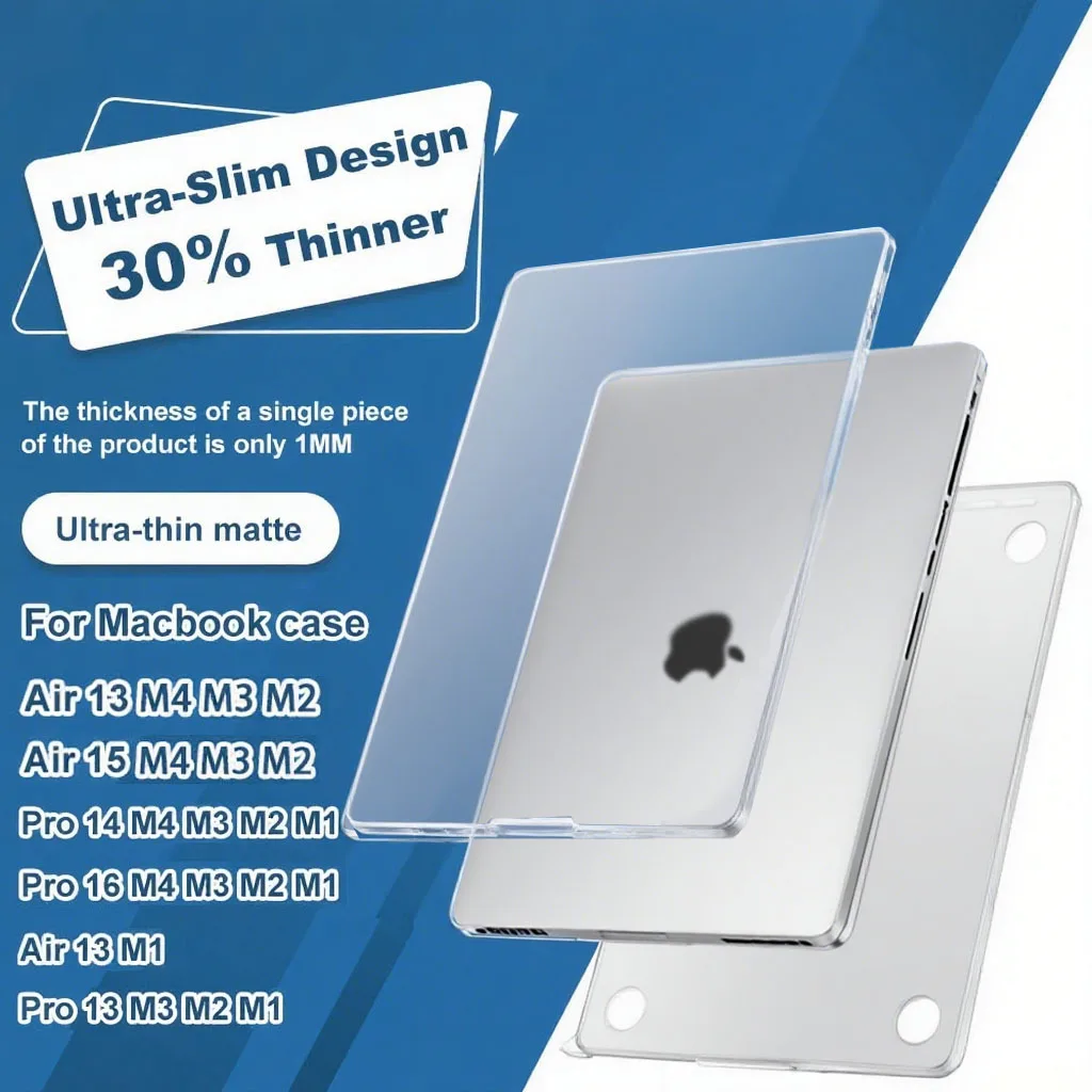 Pour 2025 M4 MacBook Air 13In Air 15In étui M3 M2 2024-2022 A3241 A3240 pour MacBook Pro 14In Pro 16In M4 Pro/Max 2024 étui