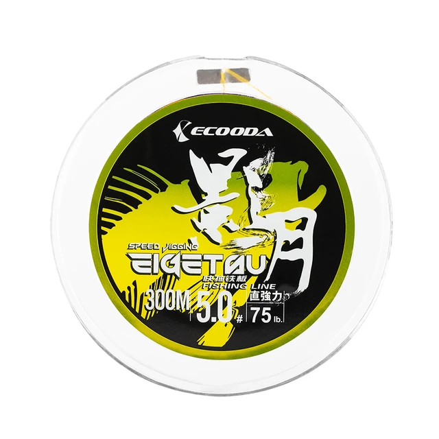 Ecooda Eigetsu 300m Pe Braided Fishing Line Big Drag Power Jigging