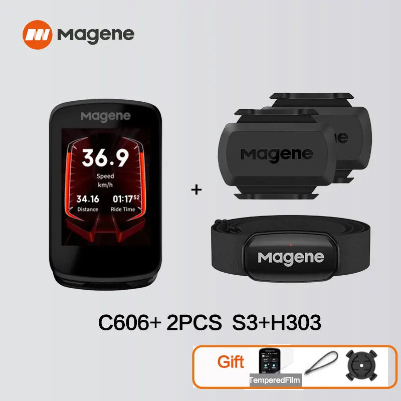 【美品】Magene（マージーン）C606スマートGPSバイクコンピュータ マージーン C606スマートGPSバイクコンピューター <即