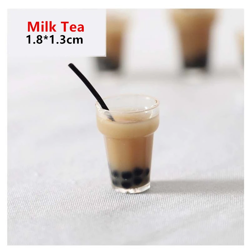 1/12 Dollhouse Miniature Food Drinks Refrigerator Items Model Mini Doll Kitchen Accessories Toys for Girls Bread Beer Bottle Egg