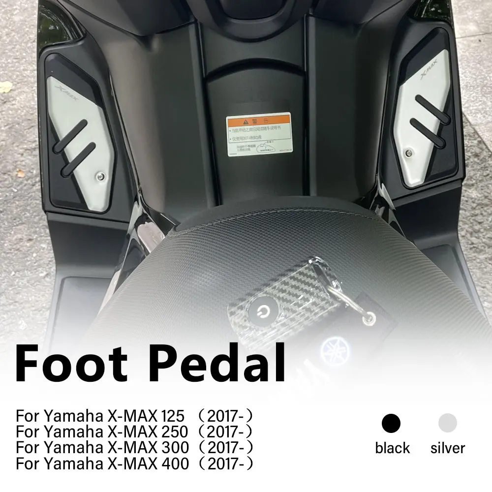 

For Yamaha X Max XMax 125 250 300 400 Motorcycle Footrest Step Footboard Footpads Pedal Plate Foot Pegs XMax125 XMax250 XMax355