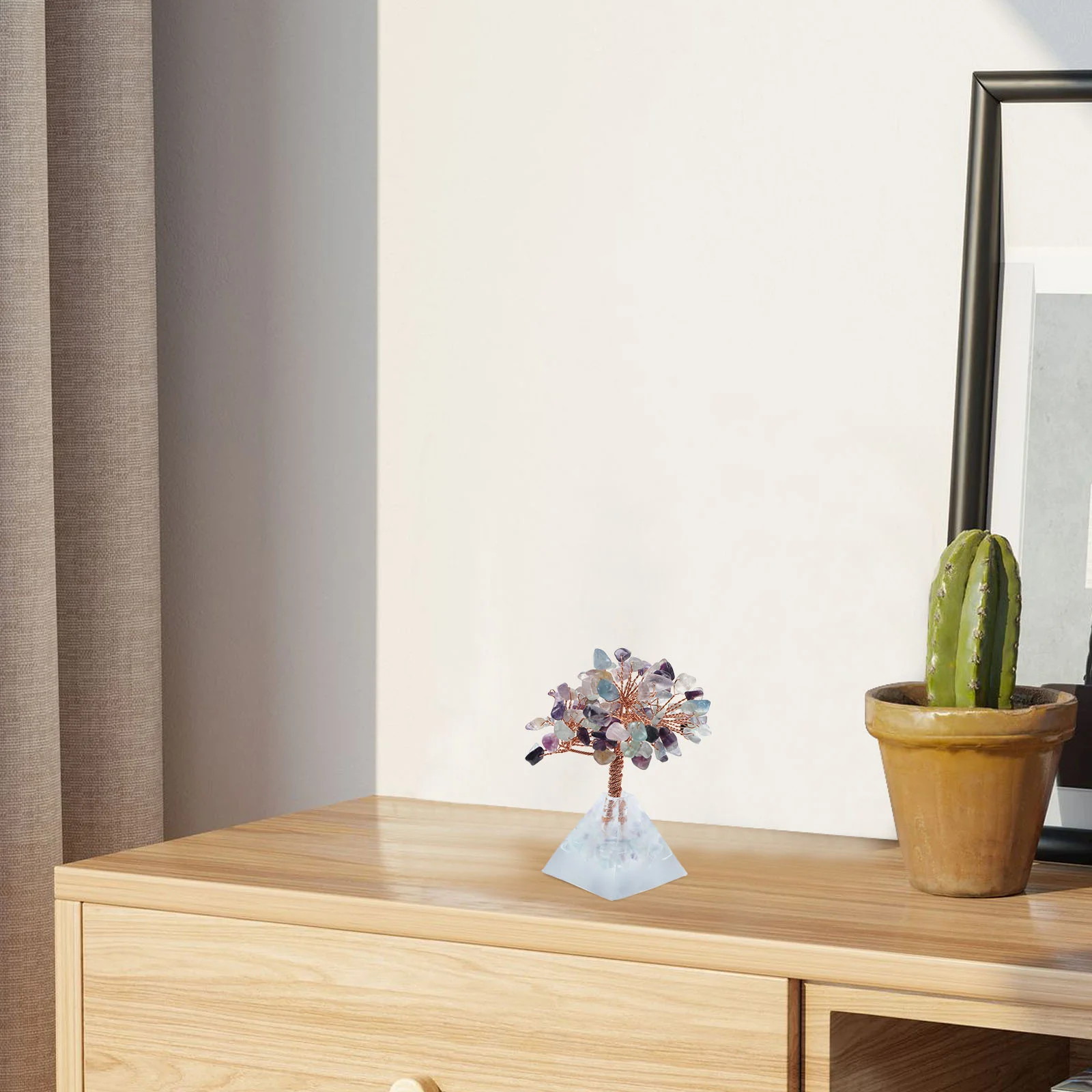 

Office Decor Crystal Money Tree Ornament Craft Decorative Living Room Decoration