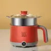 1.8L Electric Hot Pot with Steamer Hotpot Ramen Cooker  Rice Cooker Mini Cooking Machine for Kitchen Home Office 5