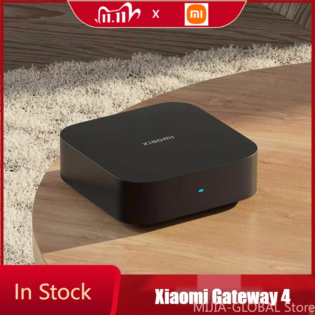 2022 New Xiaomi Smart Central Hub Gateway 4 Bluetooth MESH Gateway 5GHz 10/100Mbps Ethernet Port Hub Works with Mijia home App