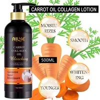 Lotion corporelle éclaircissante et hydratante AILKE, pour peaux foncées et noires, avec collagène, nettoyage de la peau, réduction des taches brunes, 500 ml 2