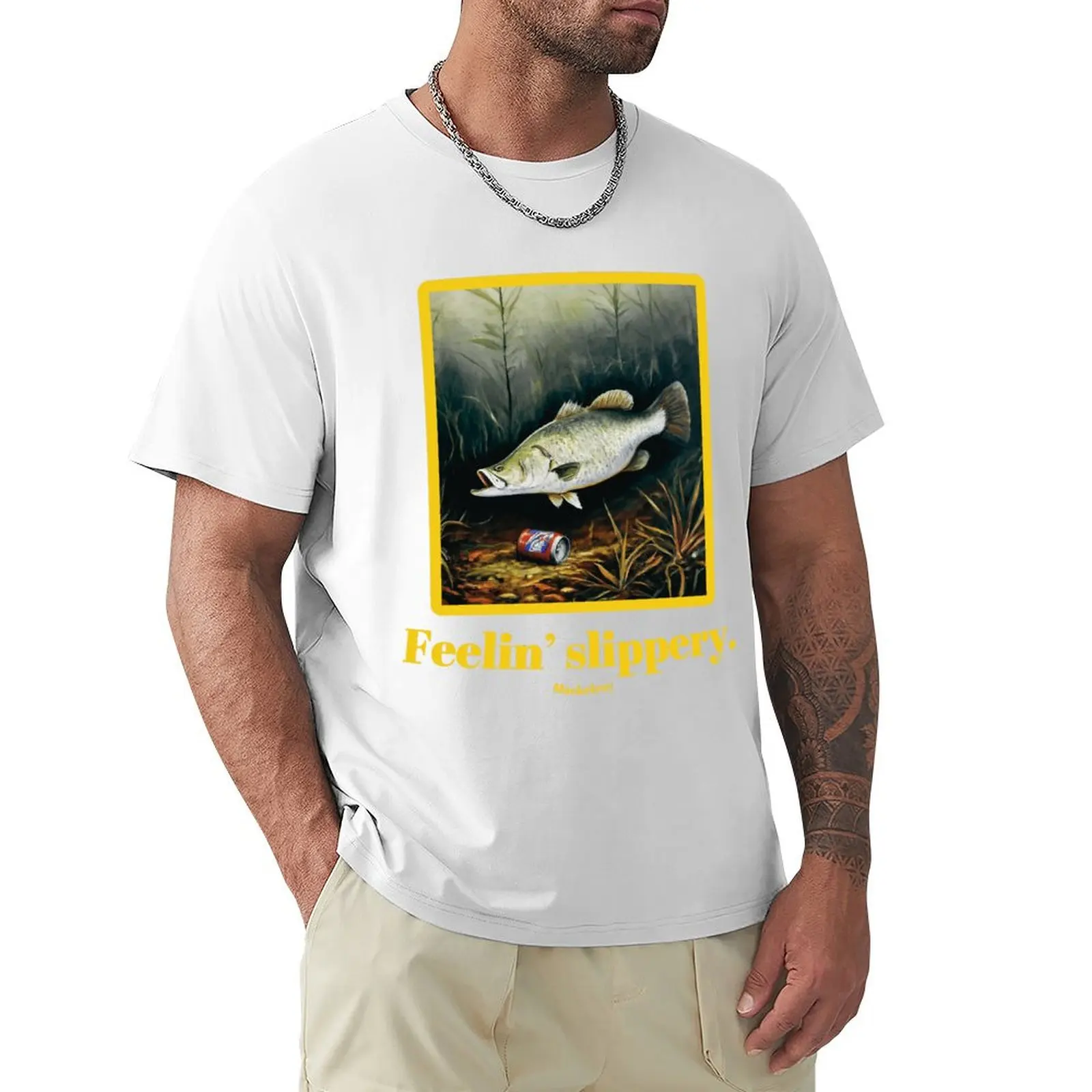 

Feelin' slippery. by Mackelroy T-Shirt anime vintage clothes summer tops workout shirts for men