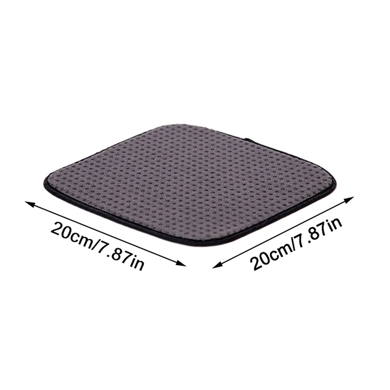 Microfiber Bowling Cleaning Towel Nonslip Bowling Shammy Pad Washable Dust Debris Remover Polisher Pads Equipment