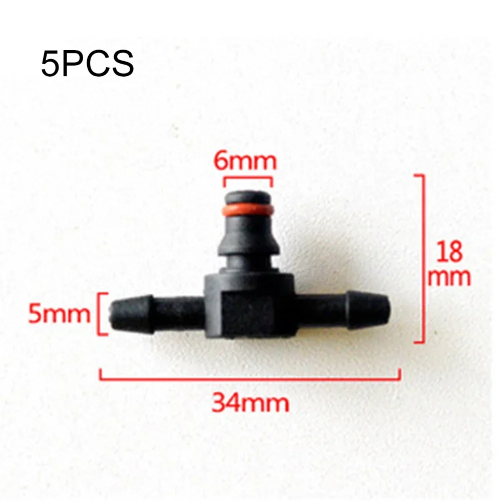 Kit 5 Raccords Retour Huile Injecteur Diesel - Pour Injecteurs Bosch 110 - 2 Ou 3 Voies, Clapet Anti-Retour - 11