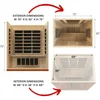 Sauna, 4-Person Low EMF Far Infrared Sauna 5