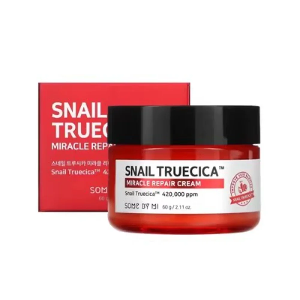 

Korea SOME BY MI Snail Truecica Miracle Repair Cream 60g Repairing Redness Sensitive Skin Remove Acne Marks Soothing Skin Care
