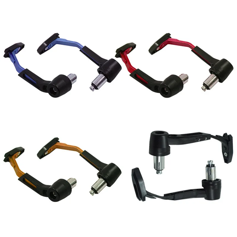 길이 조절 가능 범용 22mm 7/8인치 핸들바 보호대 브레이크 레버 가드 (오토바이, 스쿠터, ATV, 산악 자전거 핸드 가드용)