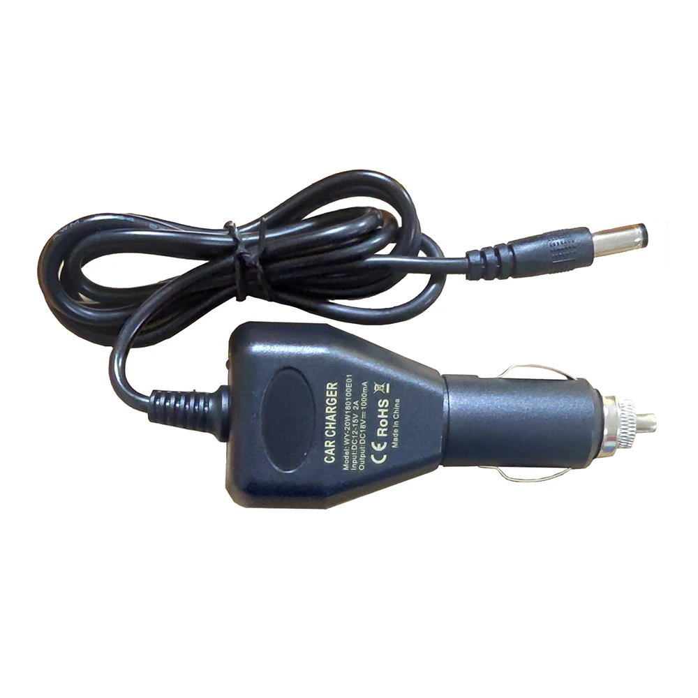 18V car charger for cordless tool's 18V rechargeable lithium battery packs