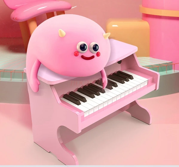 Mini Piano De Madeira Com 25 Teclas, Brinquedo Musical Pequeno Acústico Com  Teclado De Madeira Para Crianças De 1-5 Anos - Órgão Eletrônico - AliExpress