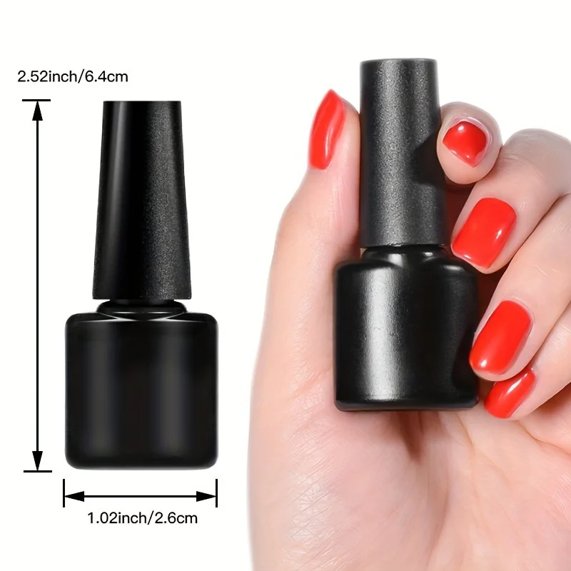 8PCS/Set Gel Nail Polish Kit Nude Glitter Long-Lasting Polish Neutral Red Color Gel Nail Polish Soak Off UV Varnish Supplies 6
