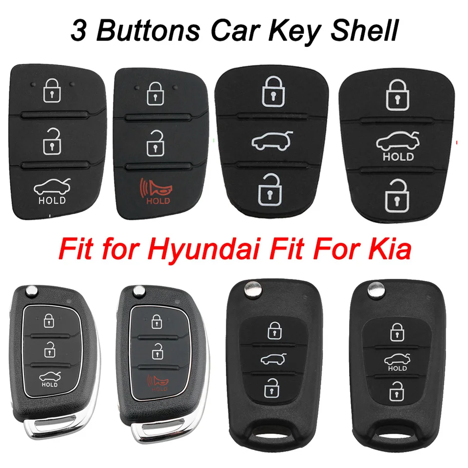 Accessori Auto Fiat Cover In Silicone Per Chiave Auto Fiat Protezione Antiscivolo Nero Per Modelli F 532975 - Foto 2