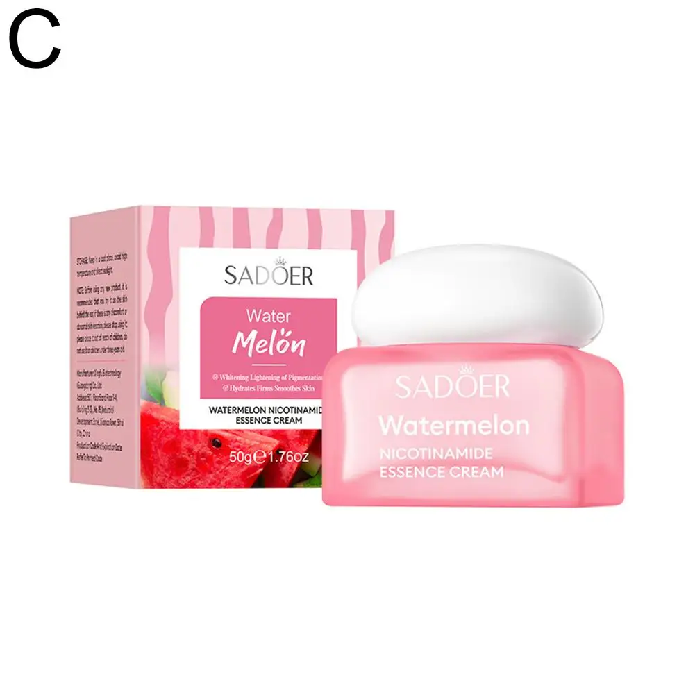 SADOER البطيخ النياسيناميد منظف للوجه كريم ايسنس ا...