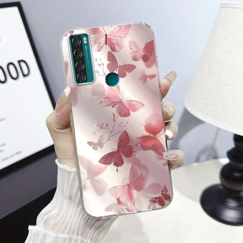 Marble Clear Soft Silicone Phone Case Cover