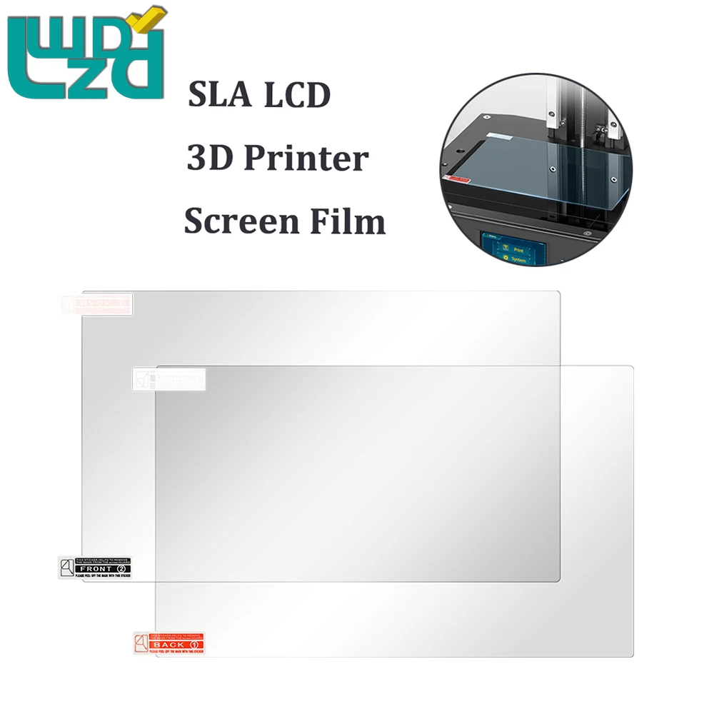 

2/4pcs For ANYCUBIC Photon Mono Elegoo UV Resin 3D Printer Screen Film SLA DLP LCD 3D Printer Screen Protector Film