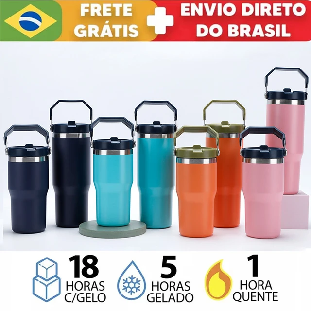 Taza-Vaso Termo de Café para llevar Plateada Térmica