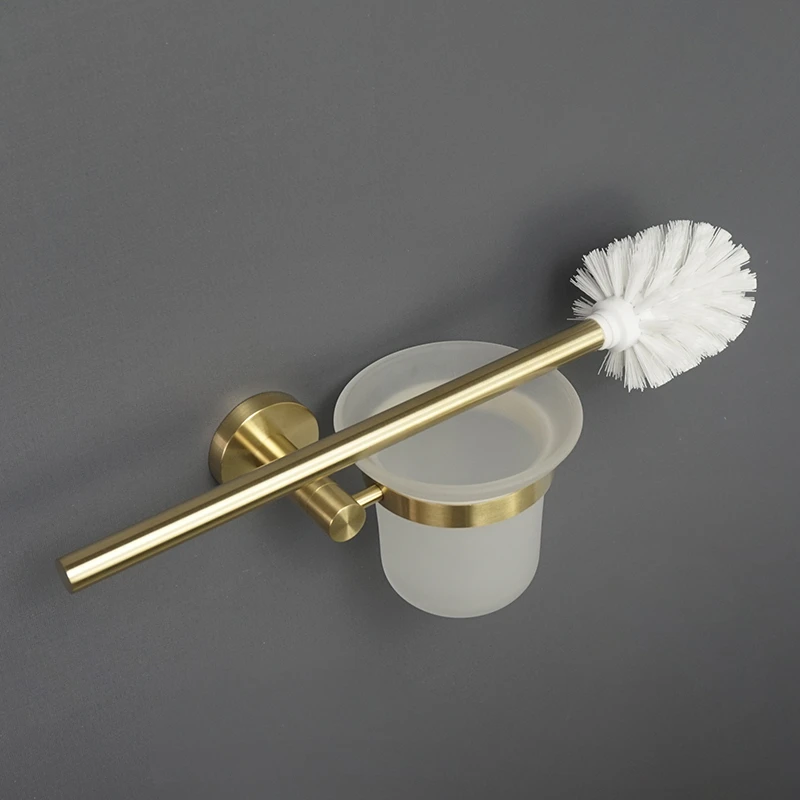 Gold Bathroom Accessories Towel Bar Rail Shelf Toilet Brush Holder Wall Mount Paper Holder Robe Hook Soap Dispenser Towel Ring