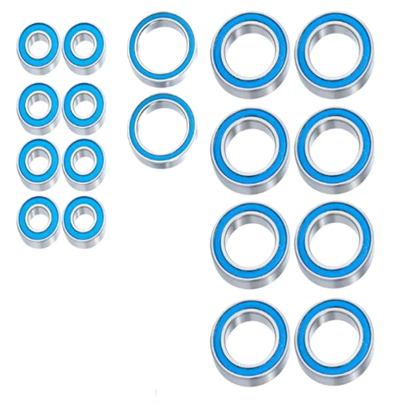 A12E-43PCS Rubber Sealed Ball Bearing Kit For 1/7 UDR RC Car Upgrades Parts Accessories