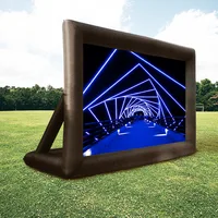 Inflatable Screen Outdoor Event Projection Screen Car Film Foldable Portable Movie Projection Cloth Casual Screen 1