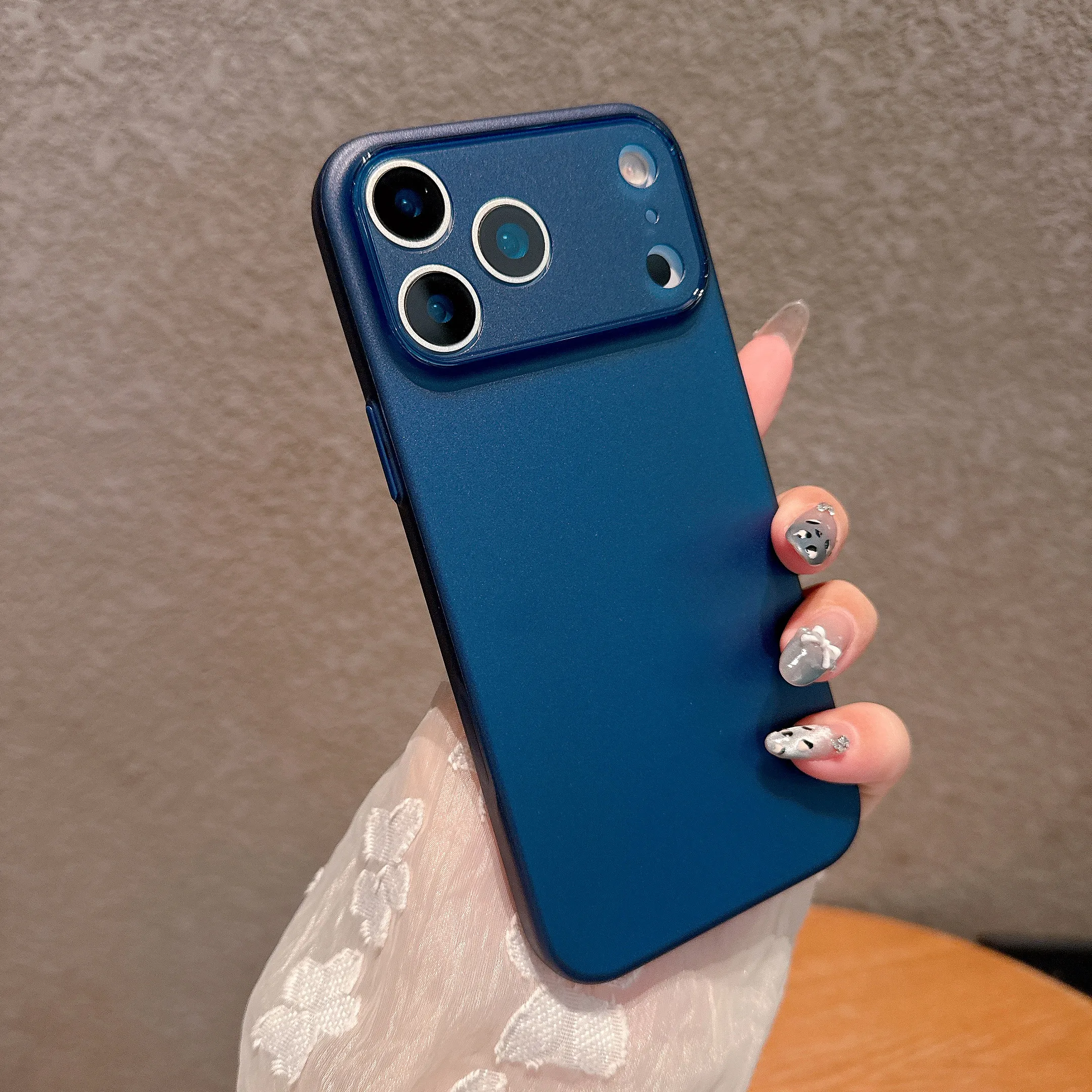 Sleek Frosted Clear Shockproof TPU Phone Case with Matte Finish