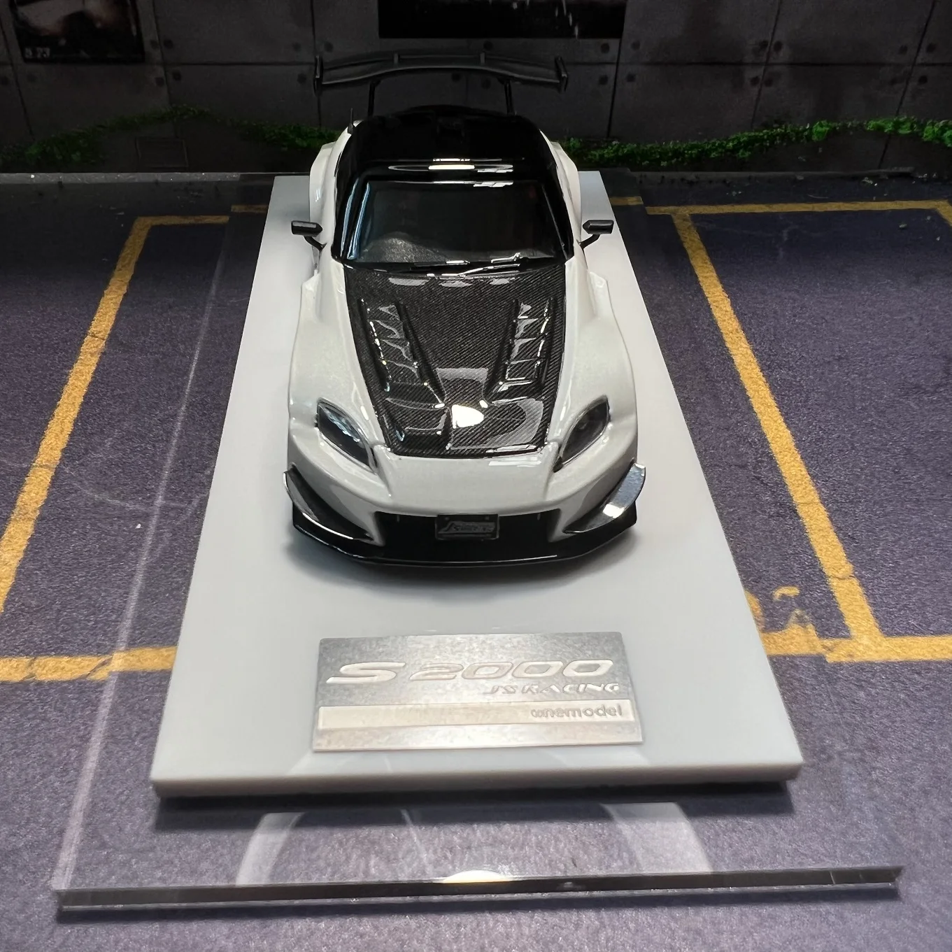ONE MODEL 1:64 Honda S2000  Racing Carl Resin  Diecast Car Model 6