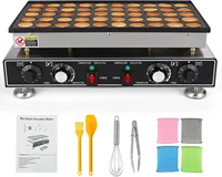 Mini Pancake 50pcs Mini Dutch Pancake 1600W Mini Pancakes Machine Commercial Pancake Maker Electric Dutch Panc 1