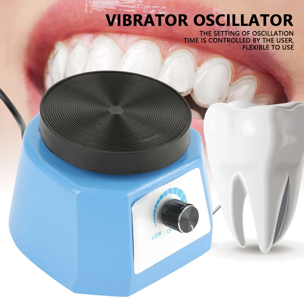 220 V100W Eu Plug Round Vibrator Shaker Oscillatore Dentista Dental Techniciansutilizzato Per Eliminare Agar Agar Foam Dental Lab Equipmen