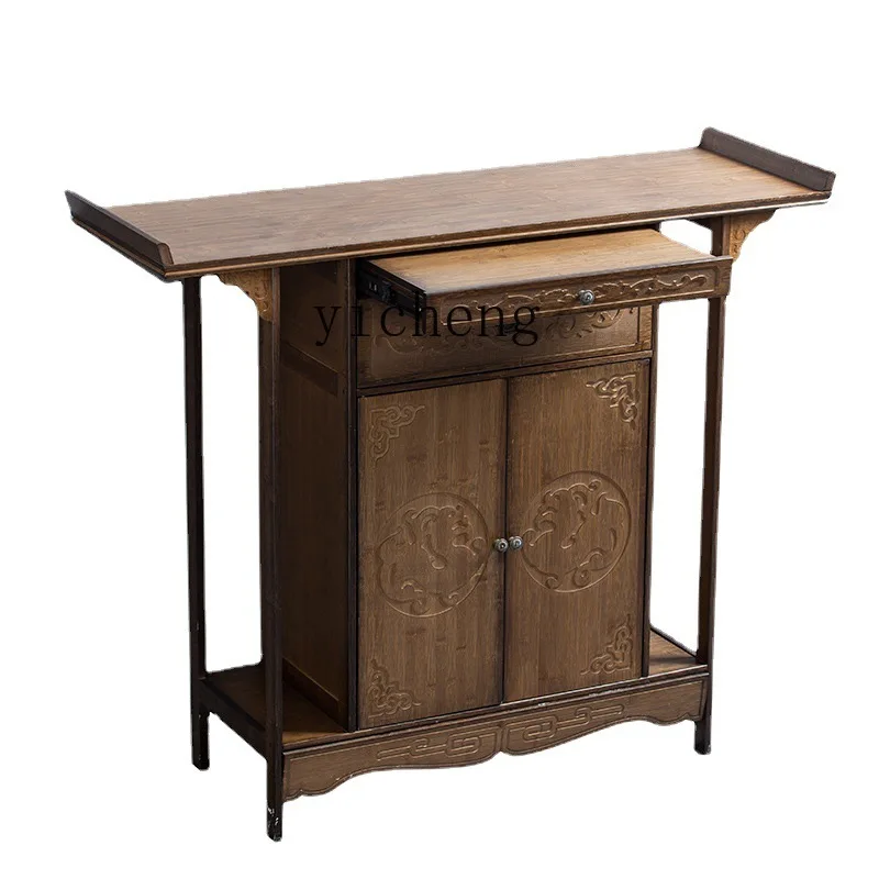 

YY Solid Wood Prayer Altar Table Table Buddha Niche New Chinese Style Clothes Closet Modern Light Luxury Household