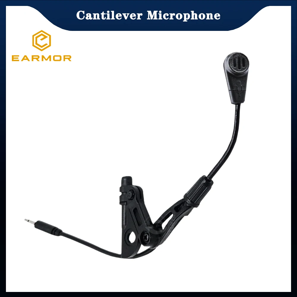 Earmor s10カンチレバーエレクトレットマイク、戦術通信ノイズキャンセ