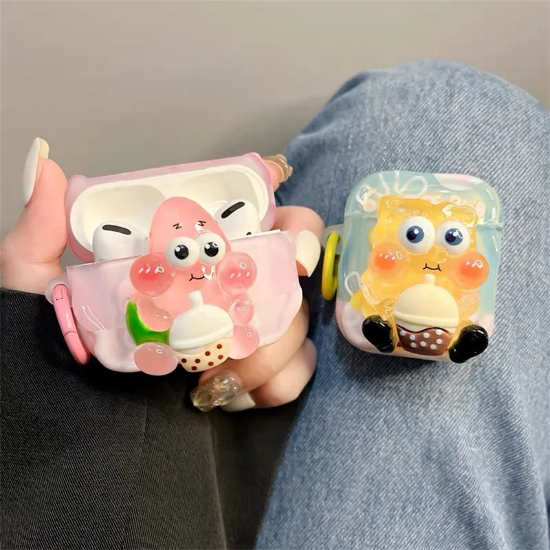 Charming Cartoon Earphone Case in Fresh Candy Colors - Protective Cover