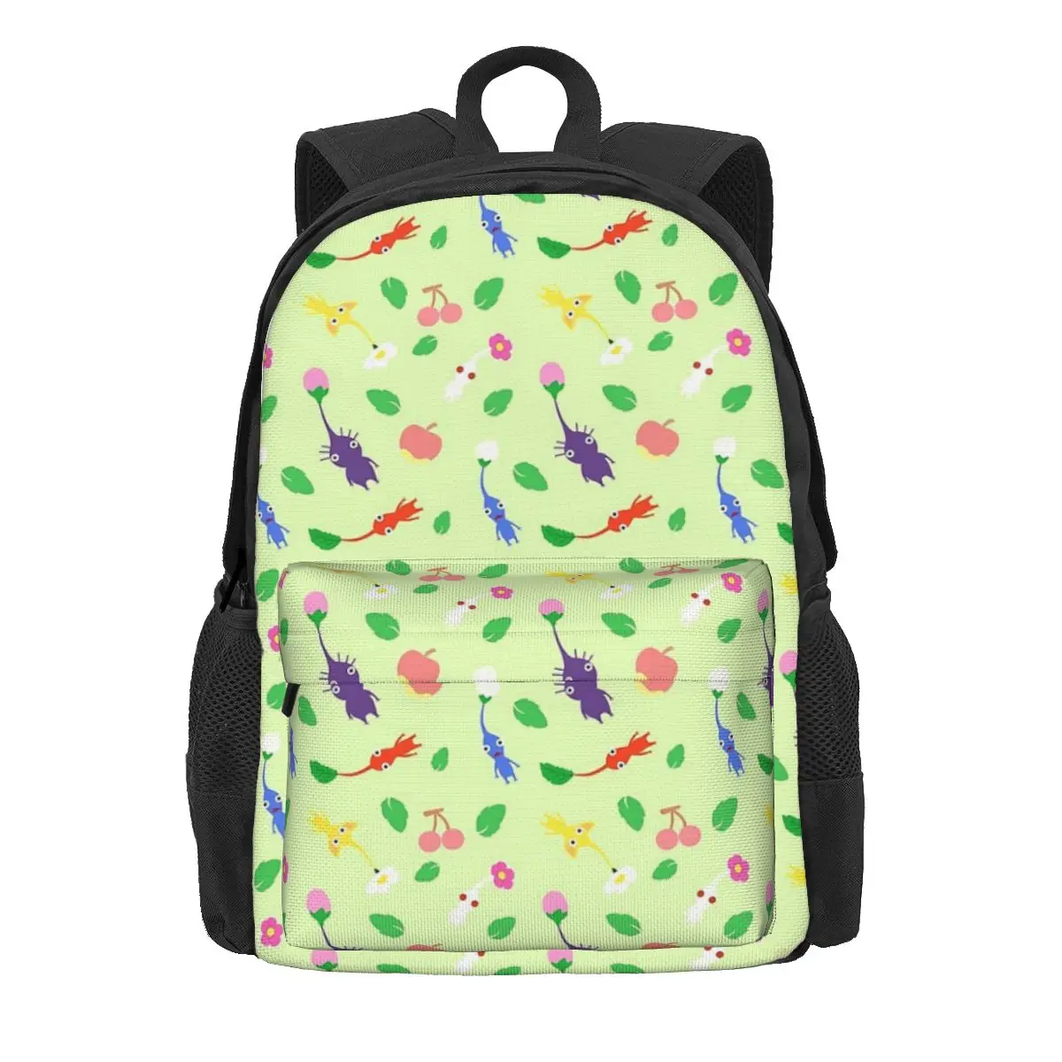 

Cute Pikmin Pattern Backpacks Large Capacity Student School Bag Shoulder Bag Laptop Rucksack Fashion Travel Rucksack