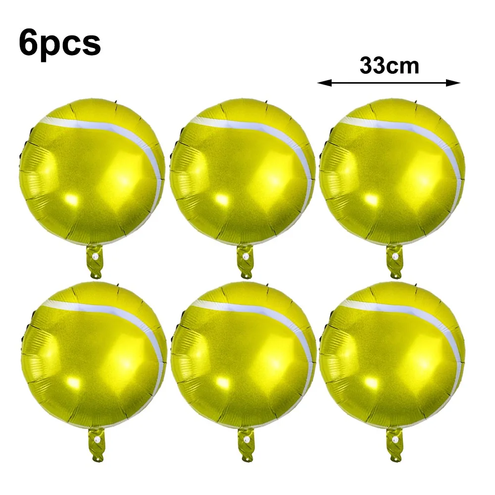 Grande palloncino in foil a forma di pallone da calcio, decorazioni per feste di compleanno a tema calcio, kit di decorazioni per palloncini a tema sportivo, adatte per uso interno ed esterno
