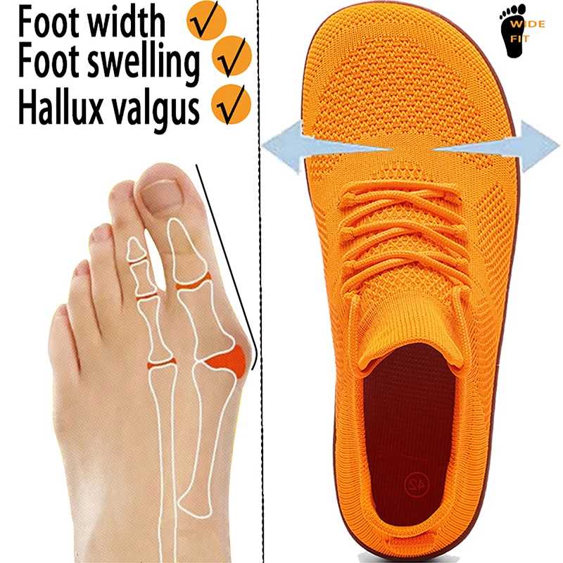 Unisex Minimalist Barefoot Lightweight Wide Toe Sneakers