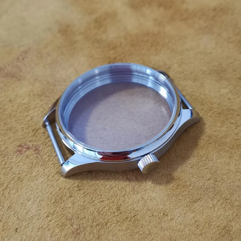 41MM 사파이어 크리스탈 또는 미네랄 유리 316L 스테인레스 스틸 시계 케이스 ETA6497/6498 ST3600/3621 기계식 ..