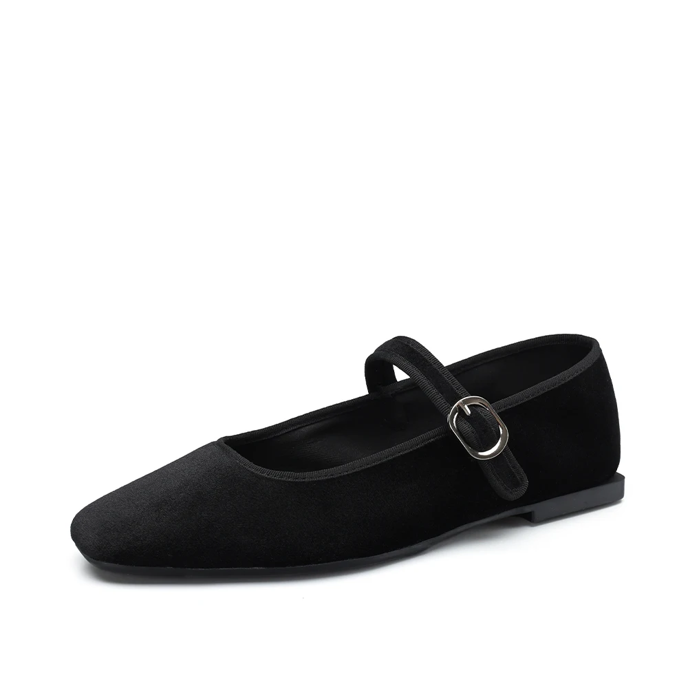 Mary Sense Ballerine da Donna in Velluto, Comode, Rotonde, Morbide, Stampa Leopardata_voghion.com