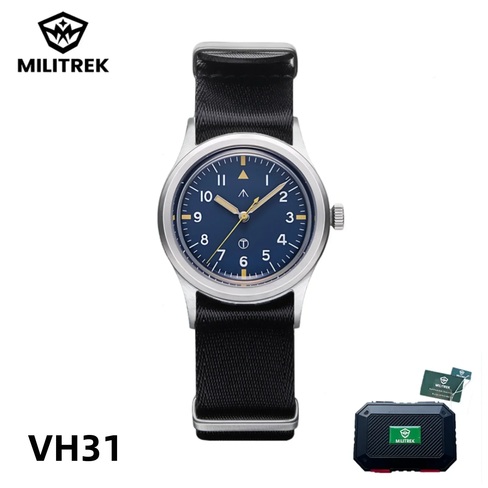 MILITREK MT9003 Men Quartz Watch VH31 36mm Military Field Outdoor