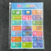 Abc Alphabet + Numbers 1~20 Poster Set Toddler Educational Charts Learning and Education Toy for Kid Baby Alphabet Montessori 3