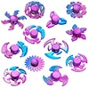 1Pcs Creative Finger Spinner Toy Rainbow Fidget Spinner Hand Spinner Anti-Anxiety Toy for Children Adult Relieves Stress Gifts 2
