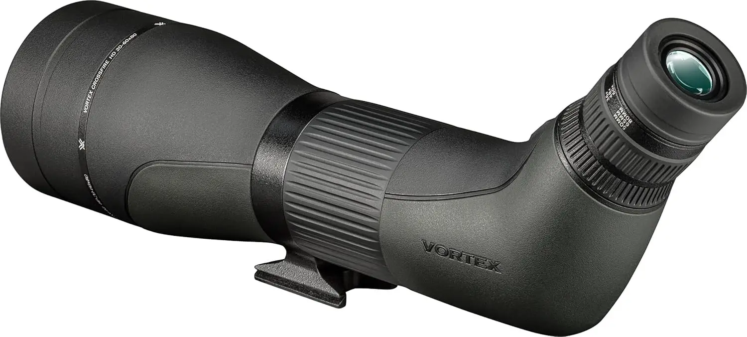 Vortex Optics Crossfire HD Spotting Scopes-HD Optical System, Wide Field of View, Helical Focus, Tripod Adaptable, Rubber Armo