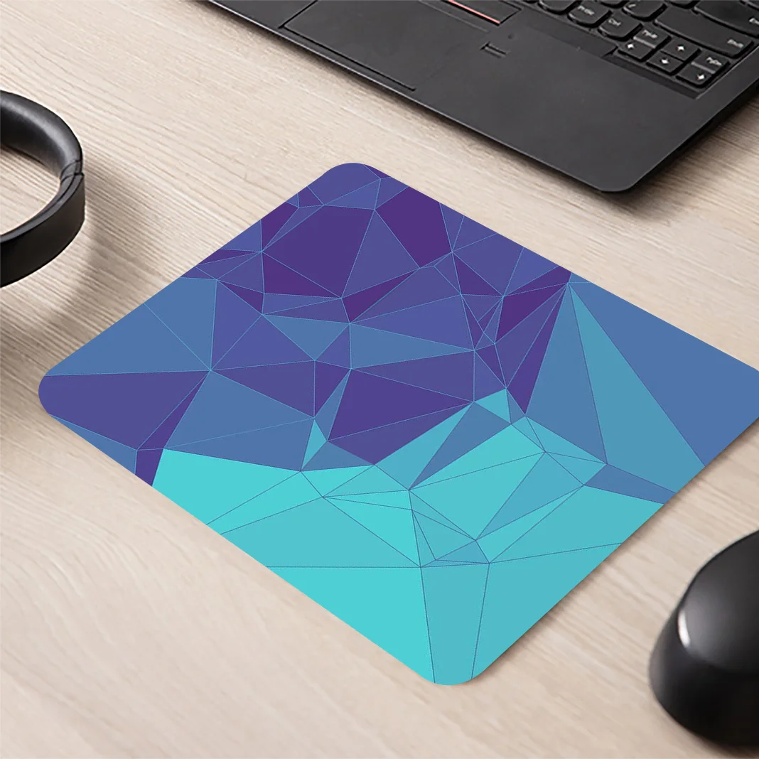 

Geometric Mousepad Keyboard Gaming Accessories Small Locking Edge Mouse Pad Office Mice Keyboards Computer Peripherals Mat