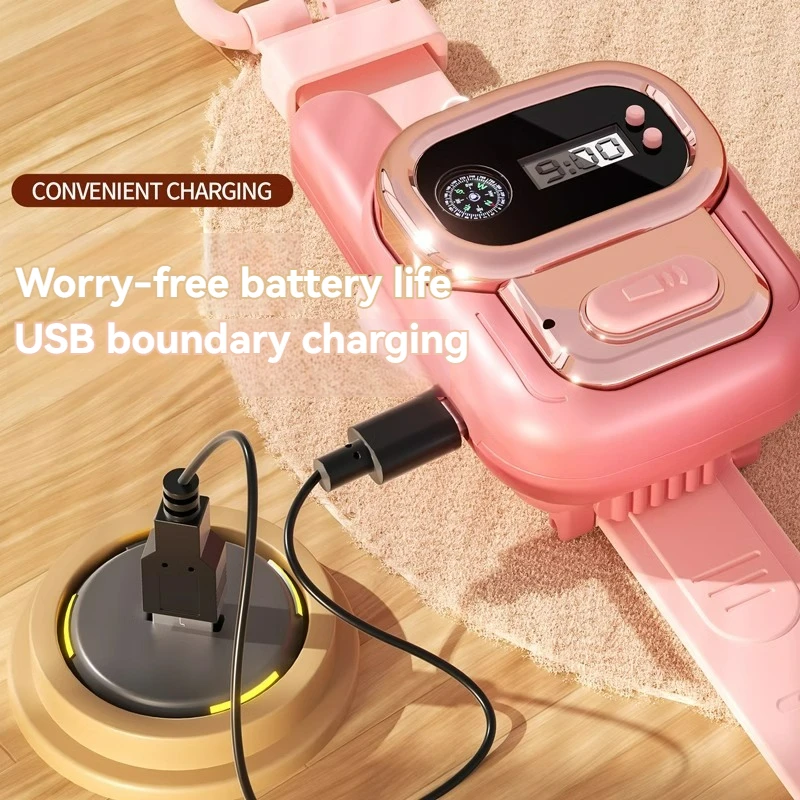 Children Walkie Talkie Wireless Watch With Light USB Charging School Outdoor Interphone Kids Education Toy Gifts For Boys Girls 3