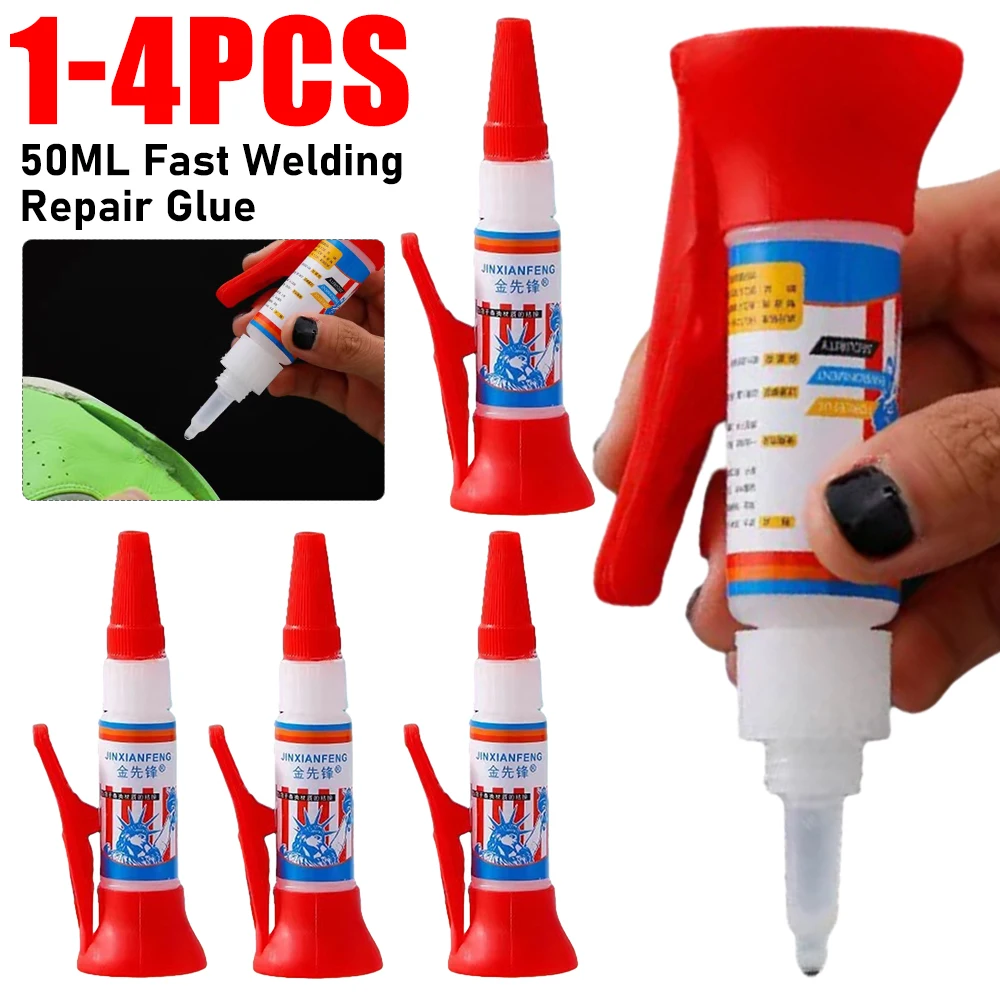1-4PCS Welding Adhesive Welding Repair Glue Quick-drying Liquid Sealer Universal Strong Waterproof Sealant