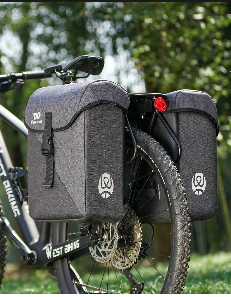 Bike Bag Pannier Trunk Bicycle Saddlebags Bike Rear Seat