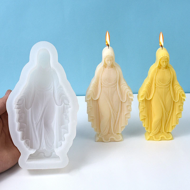Moldes De Silicona Para Velas Con Forma De Buda - Pack De 2 Piezas, Silicona De Calidad Alimentaria, Fácil Desmolde