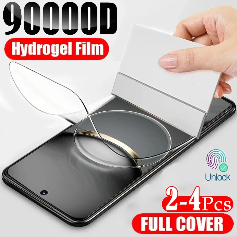 Premium Silicone Hydrogel Soft Film Screen Protector (2-4pcs)