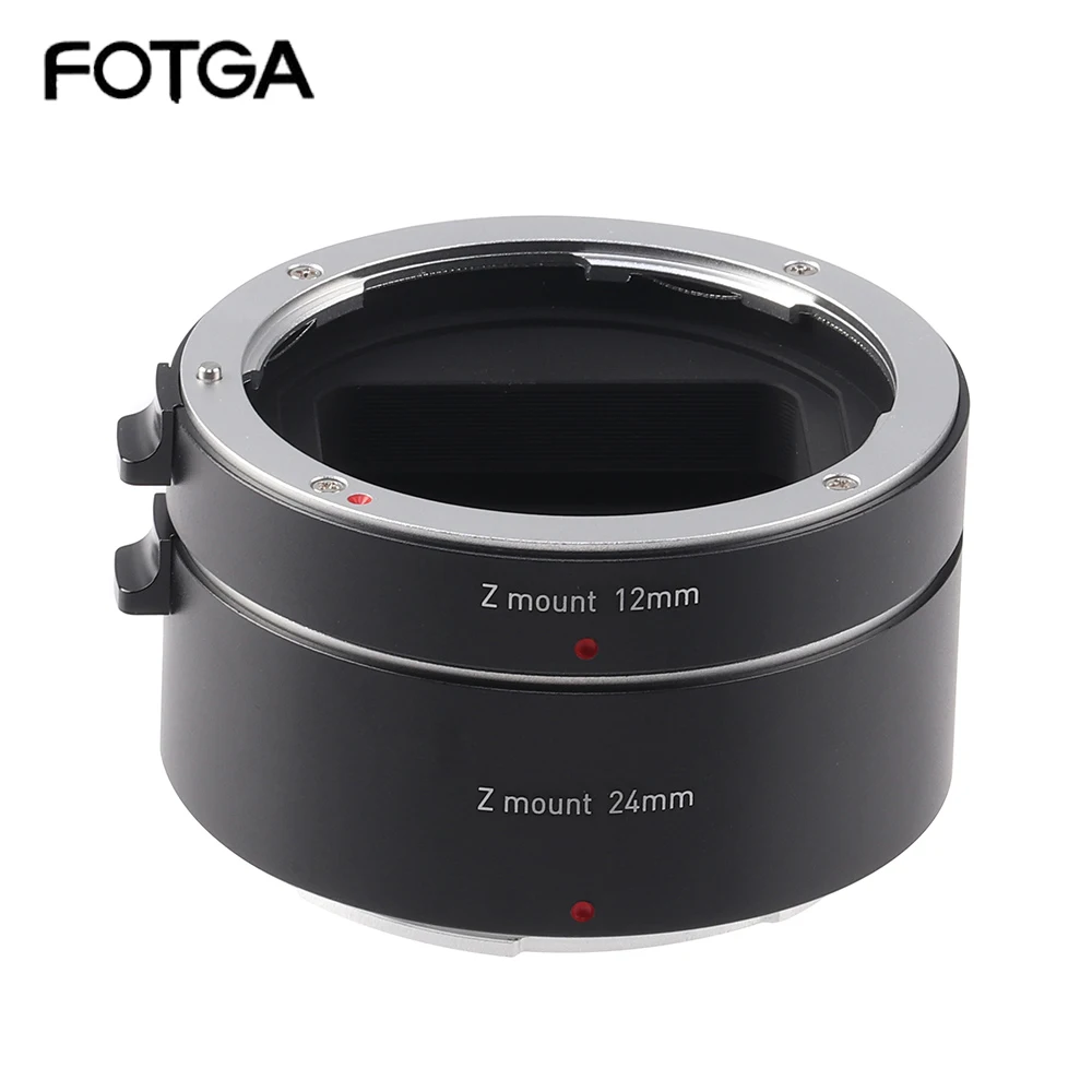 Fotga Lens Adapter Ring Nikon Z-Mount Af Auto Focus Macro Extension Tube (12Mm + 24Mm) Regola Per Nikon Z Mount Camera Z6 Z7 Z50